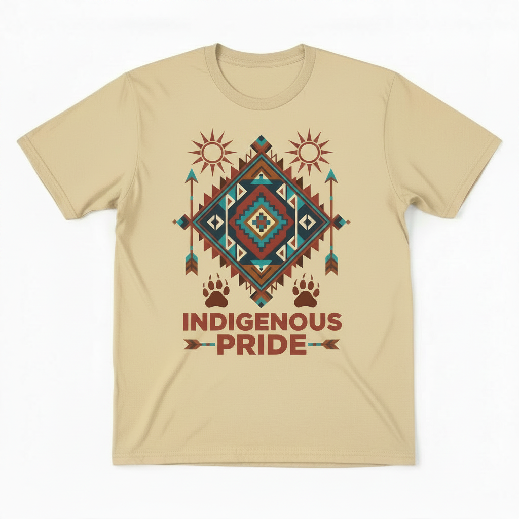 Choctaw Chickasaw Tee with Two Suns